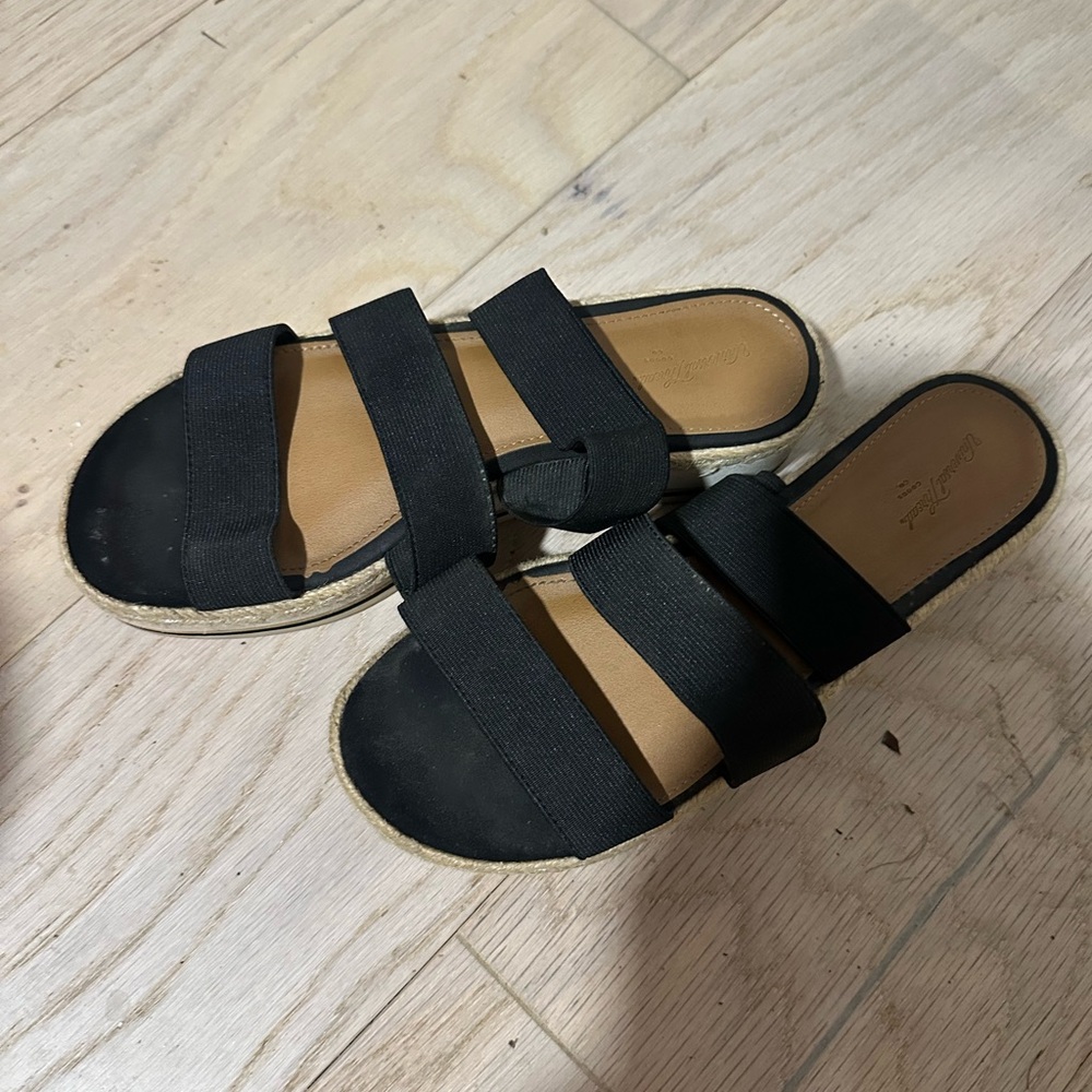 Black Strappy Sandals